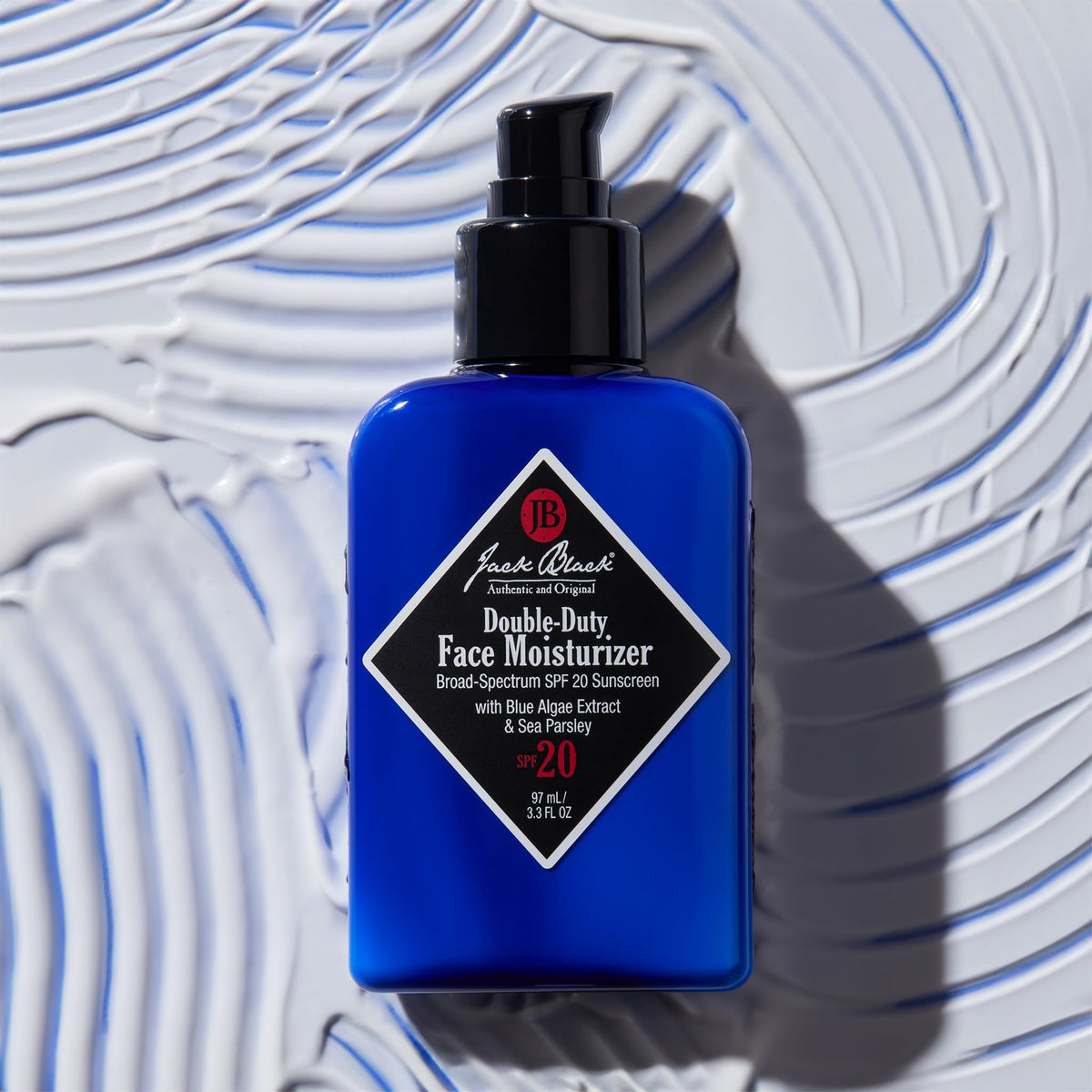 jack black lifestyle morning routine shot showing quick use after shaving for protection