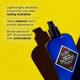 Jack Black set used outdoors showing SPF protection and easy reapplication benefit