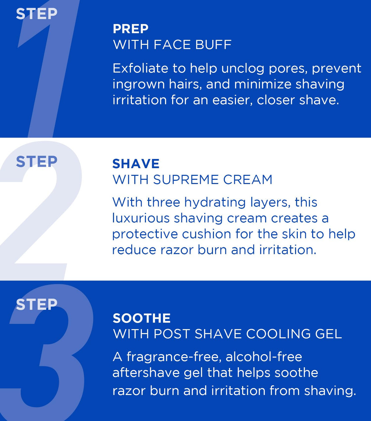 Jack Black Post Shave Cooling Gel pumped onto fingertip to cool and hydrate skin