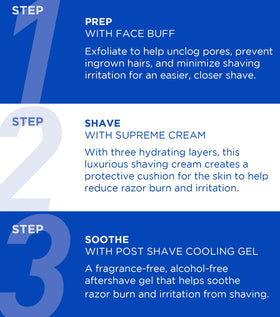 Jack Black Post Shave Cooling Gel pumped onto fingertip to cool and hydrate skin
