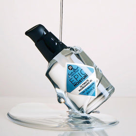 Jack Black pouring oil into hands demonstrating smooth application and quick absorption