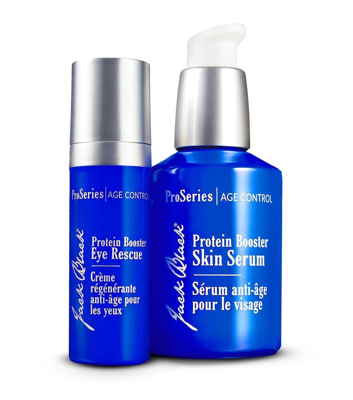 Jack Black serum texture on hand demonstrating lightweight absorption