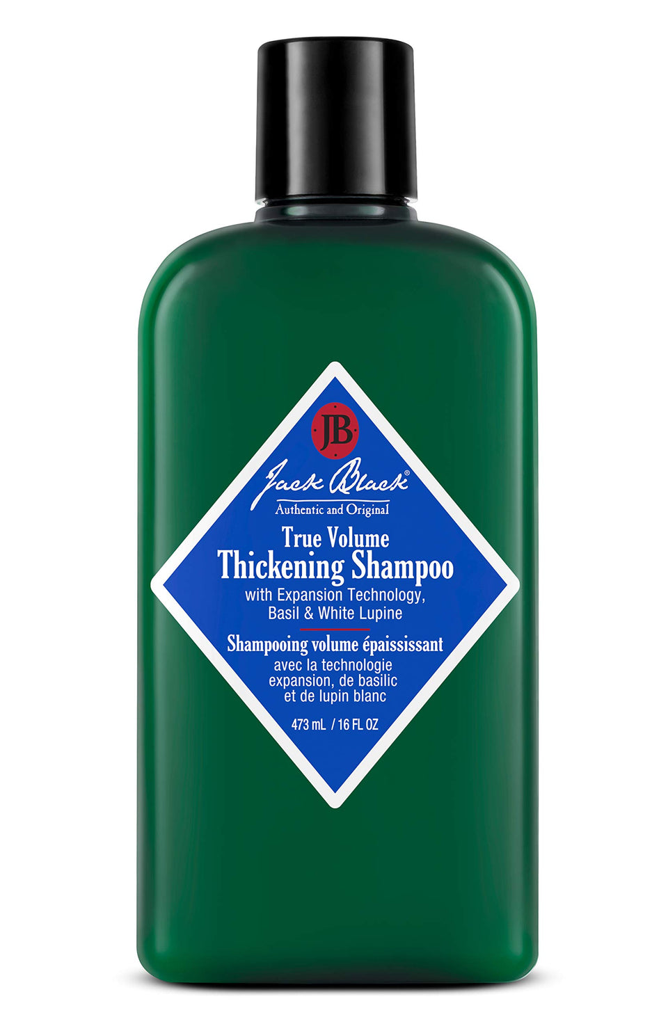 jack black front bottle showing label and benefit of volumizing