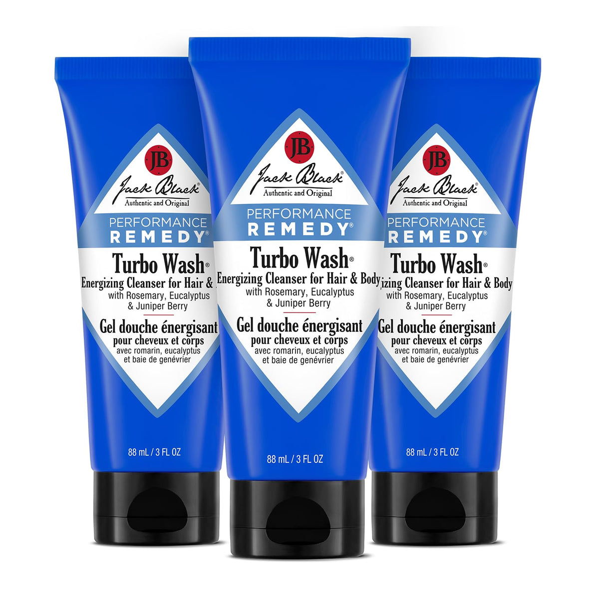 Jack Black front packaging showing travel-sized tubes and value pack benefit