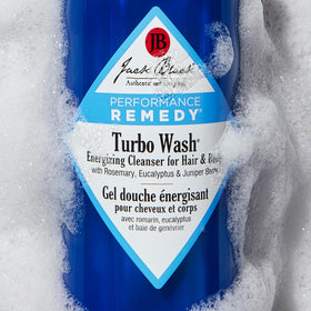 Jack Black in-use in shower showing quick rinse and refresh benefit
