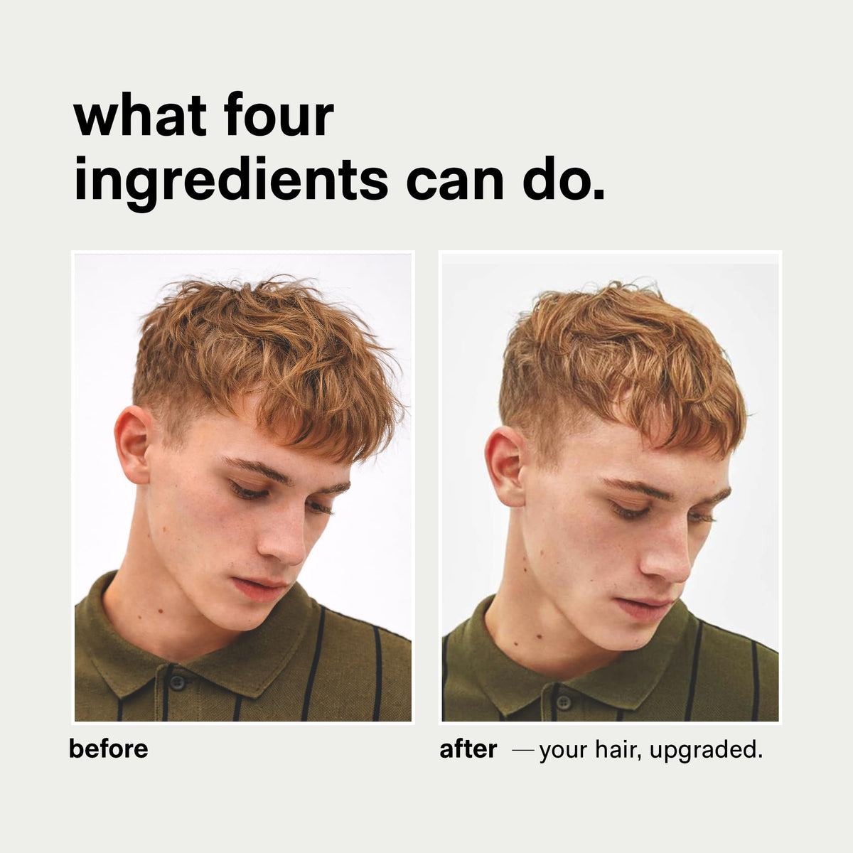 Applying Jack Henry on dry hair for natural-looking texture and hold