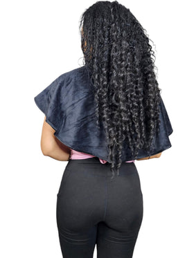 JADASH PRODUCTS in use during hair coloring showing stain protection