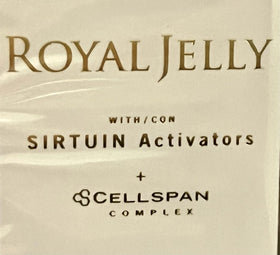 JAFRA Royal Jelly milk balm next to a coin for scale to highlight the convenient 1 fl. oz. travel size