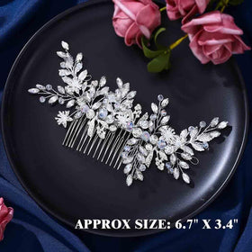 JAKAWIN on bride updo lifestyle shot demonstrating wedding-ready elegance