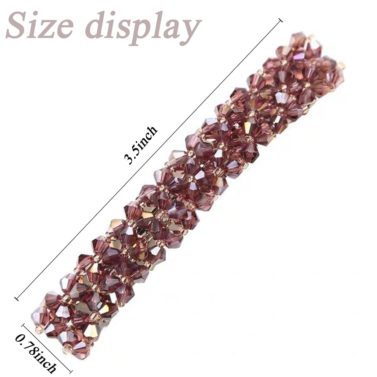 Jakeni side profile of metal-alloy clasp open to show firm, smooth hold