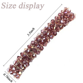 Jakeni side profile of metal-alloy clasp open to show firm, smooth hold