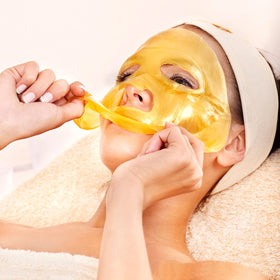Jakuva serum leftover on hand showing nourishing essence that can be massaged in