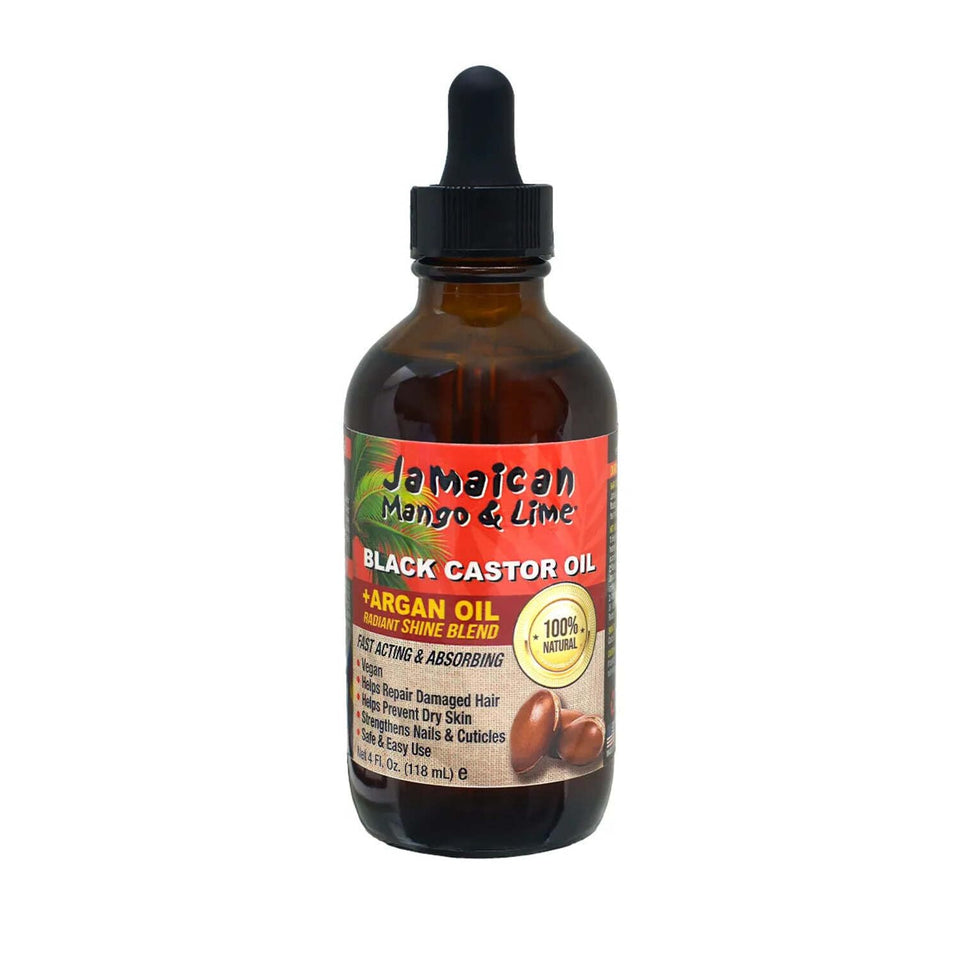 Jamaican Mango & Lime bottle front view showing label and size with clear benefits