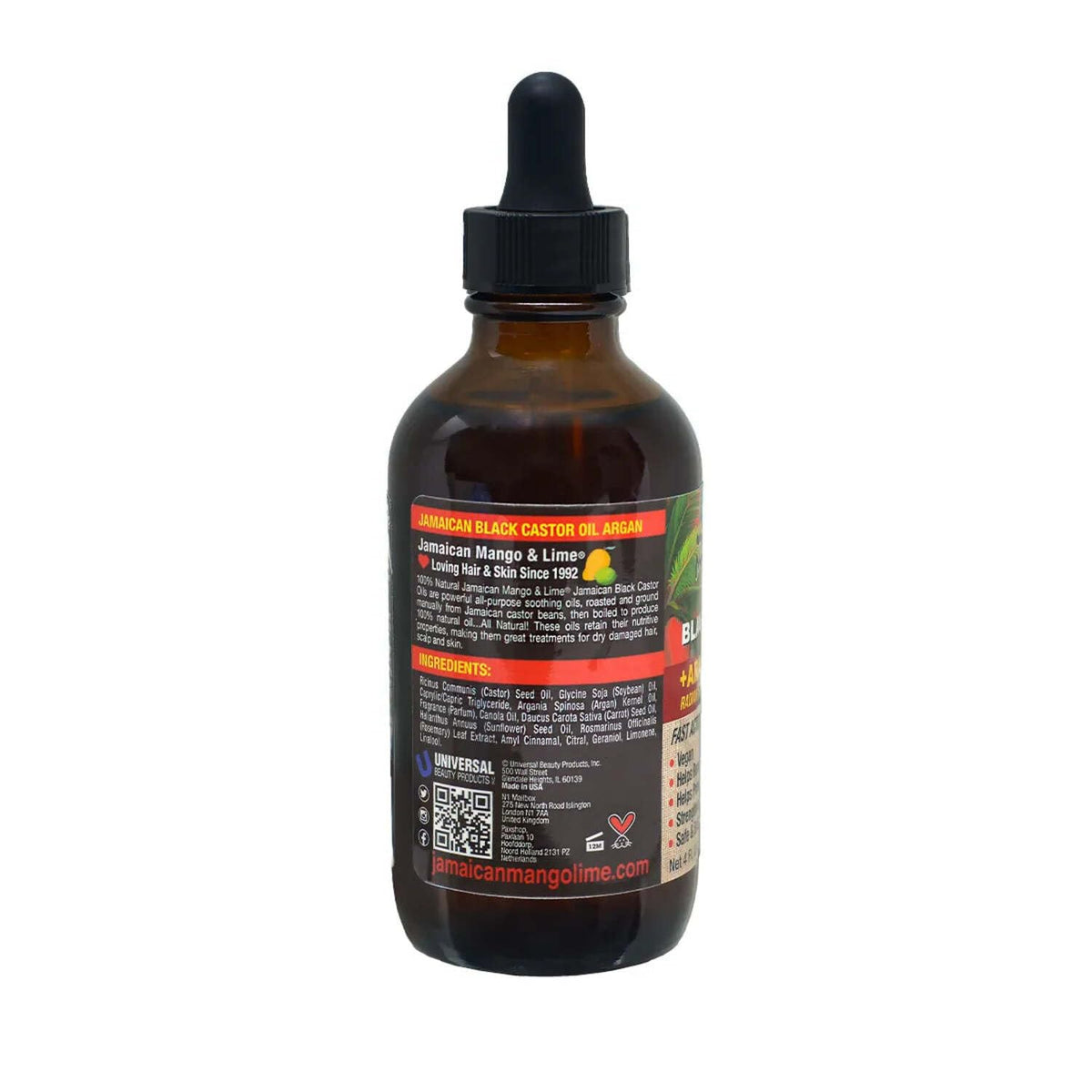 Jamaican Mango & Lime applied to scalp demonstrating targeted moisturizing and shine