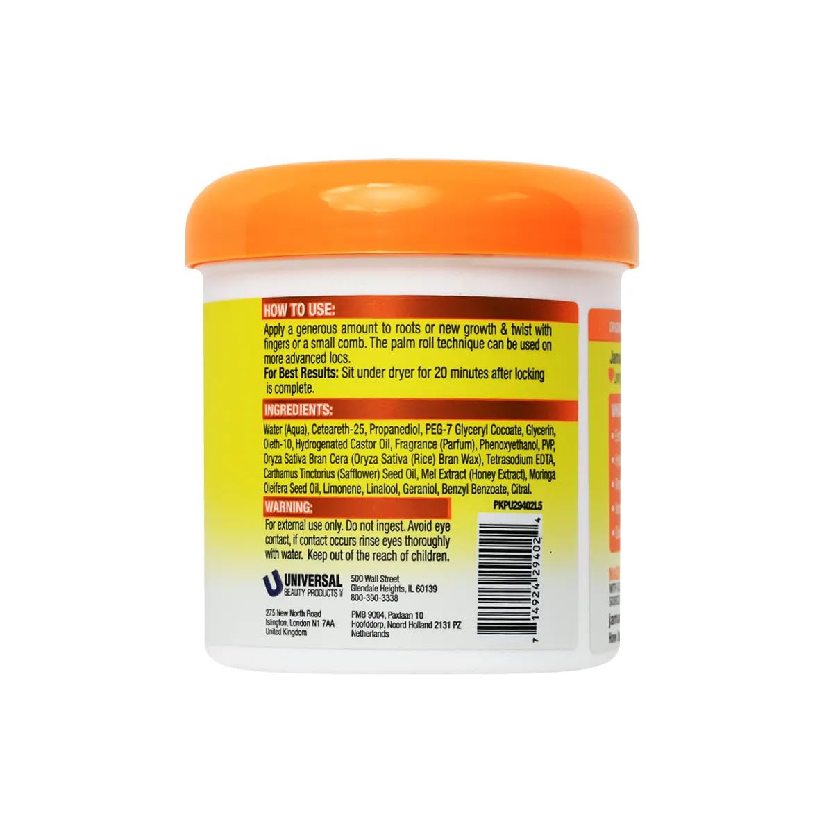 Jamaican Mango & Lime being applied to locs for defined hold and reduced frizz