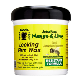 Jamaican Mango & Lime front tin showing label and 16 oz size for lasting hold