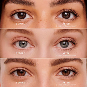 jane iredale swatch of mascara texture demonstrating buildable volume