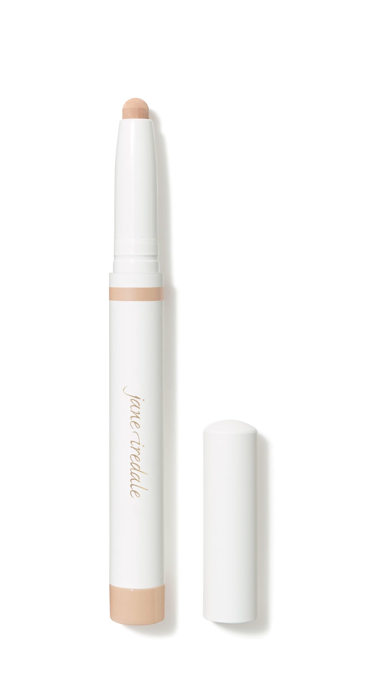jane iredale stick front packaging showing shade and applicator benefit