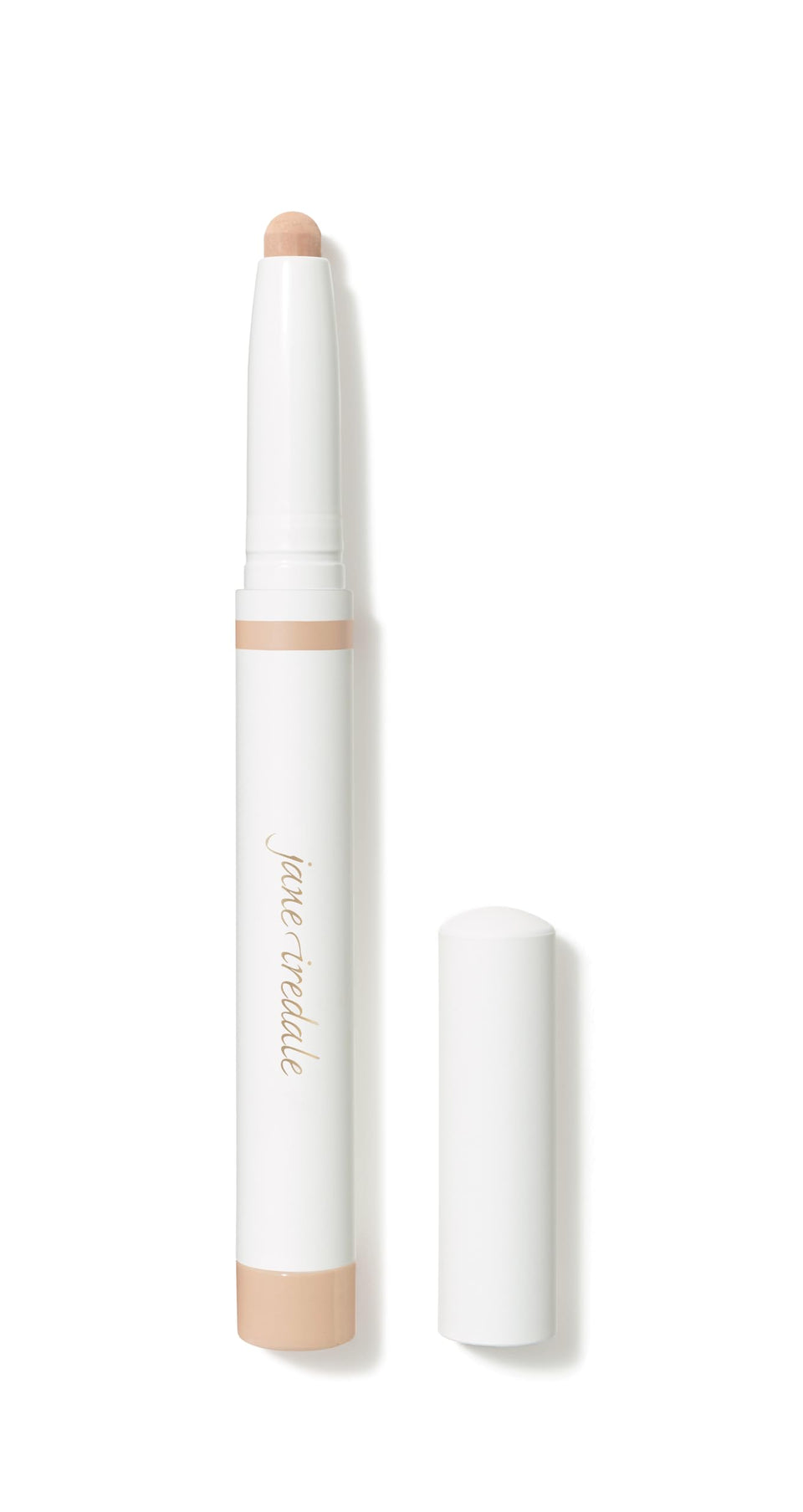 jane iredale stick front packaging showing shade and applicator benefit