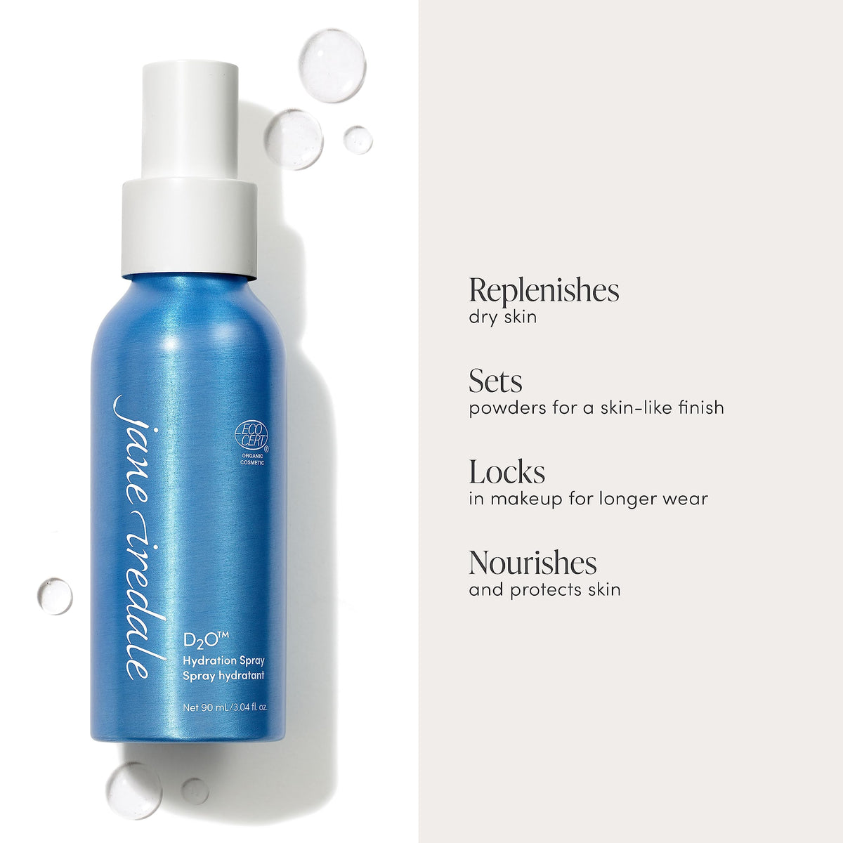 jane iredale fine mist texture closeup demonstrating even lightweight hydration