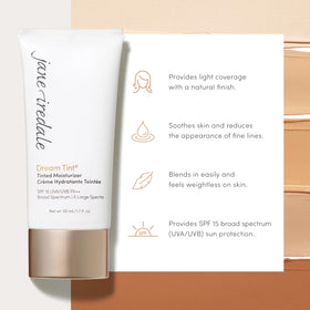 jane iredale Dream Tint being blended with brush for natural, buildable coverage