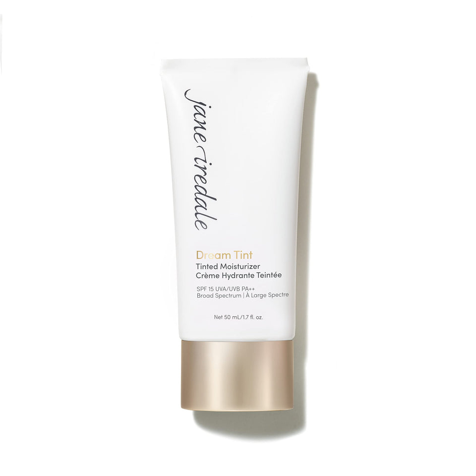 jane iredale Dream Tint front bottle showing label and shade for quick identification and easy use