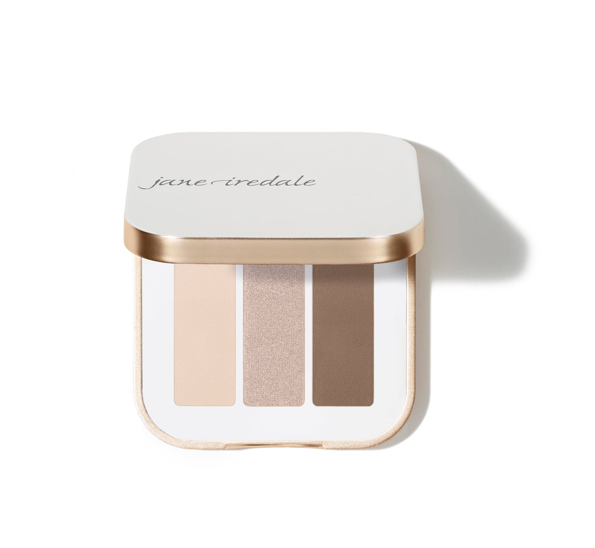 jane iredale front packaging showing trio and compact portability benefit