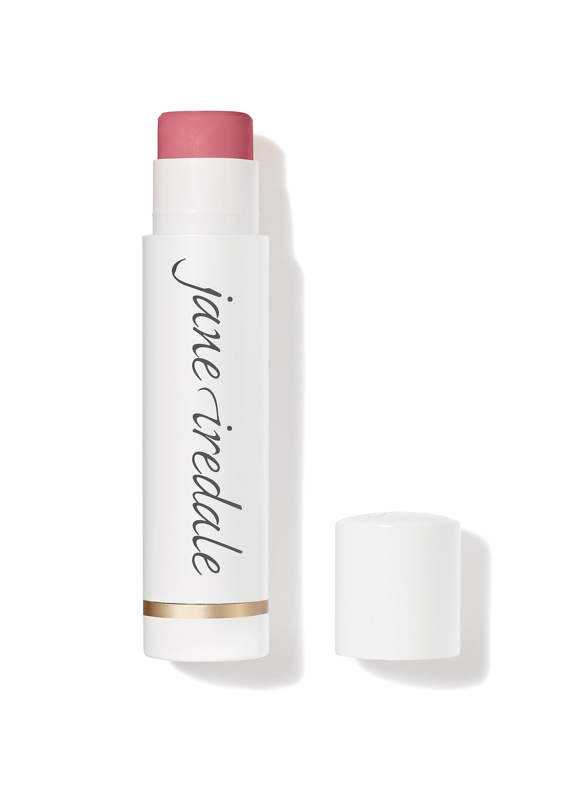 jane iredale flirt front packaging showing tinted balm and SPF protection