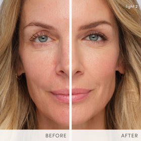 jane iredale serum drop on skin close-up showing hydration and smooth texture