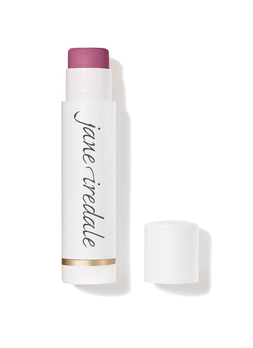 jane iredale LipDrink Crush tube front view showing packaging and tint, for everyday protection