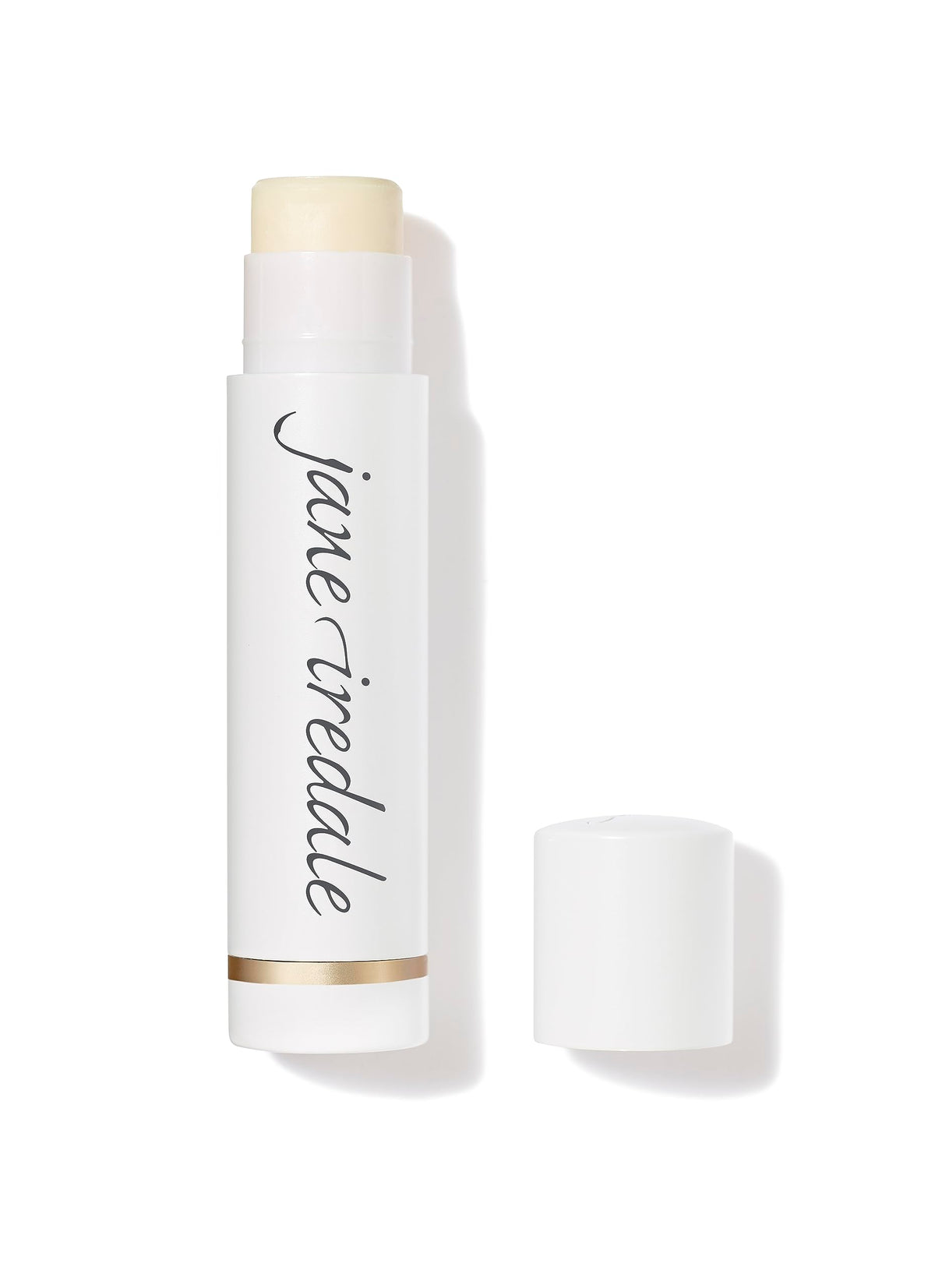 jane iredale front tube view showing sleek packaging and portable size benefits