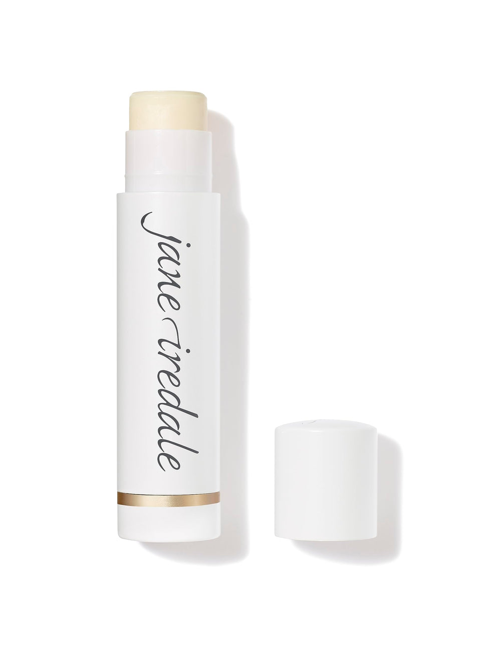 jane iredale front tube view showing sleek packaging and portable size benefits