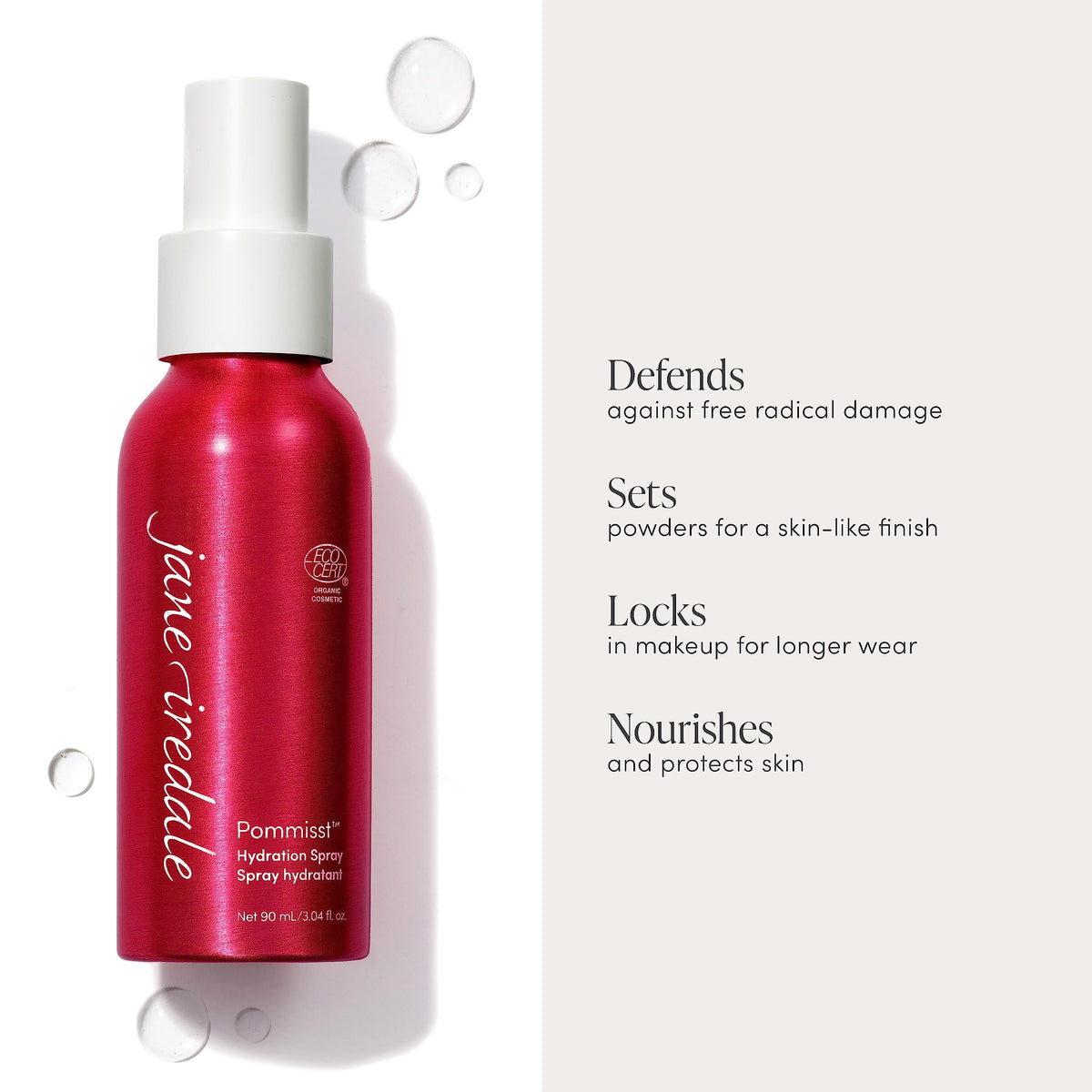 jane iredale fine mist spritz over skin for instant hydration and refresh
