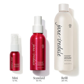 jane iredale closeup of pomegranate extract bottle signaling antioxidant support