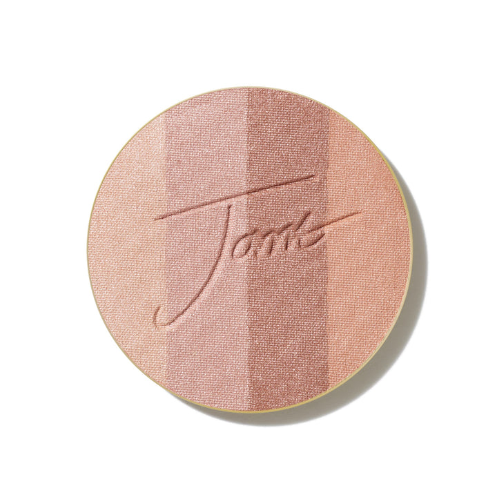 jane iredale palette front view showing four shimmer bronzer shades and balance