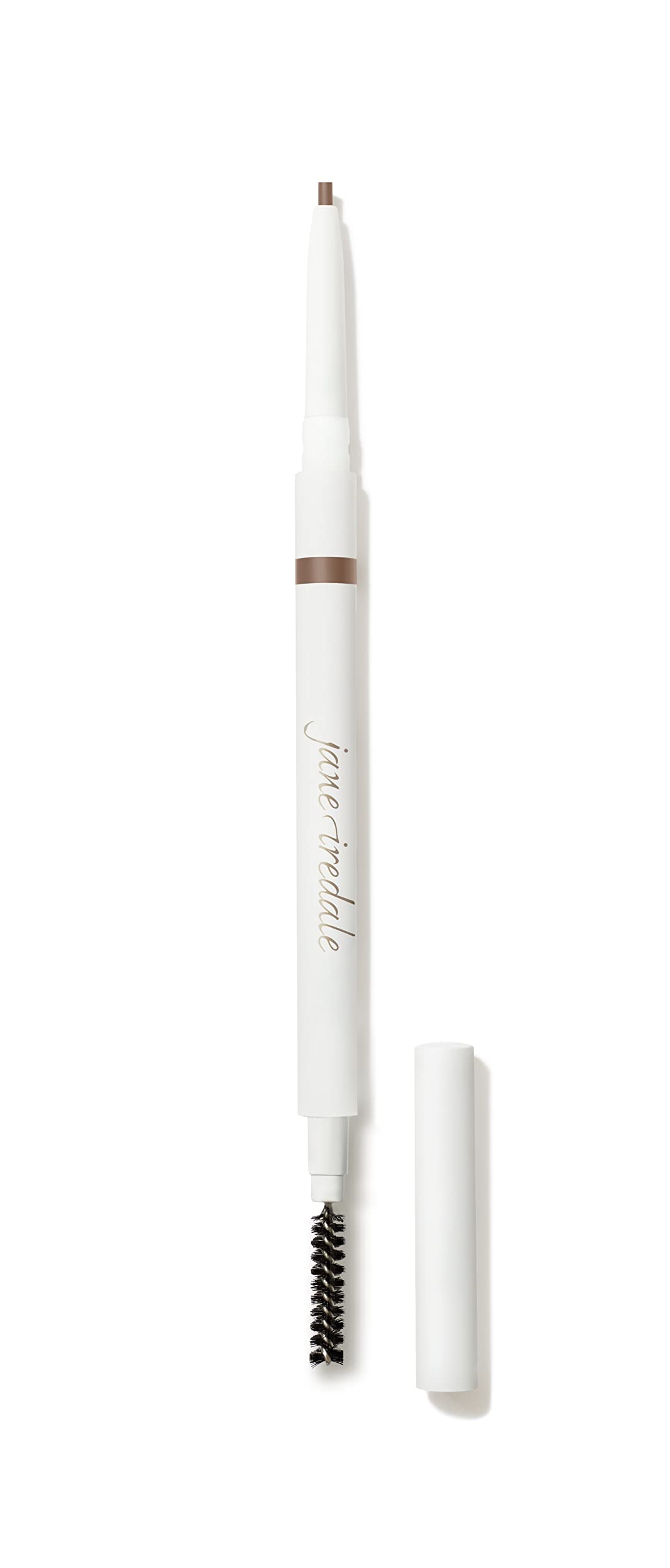 jane iredale pencil front view showing slim retractable design and convenient spoolie