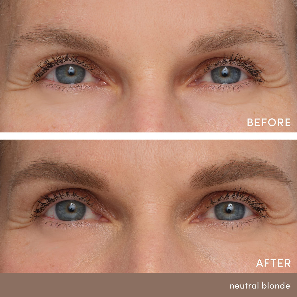 jane iredale PureBrow texture swatch on skin demonstrating creamy, buildable tint