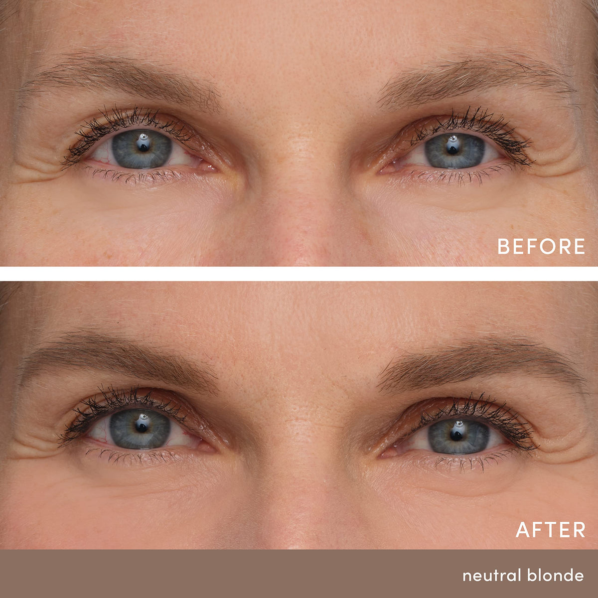 jane iredale PureBrow spoolie detail demonstrating soft bristles that blend and fluff brows