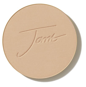 jane iredale front packaging showing refill compact and mirror for easy touch-ups