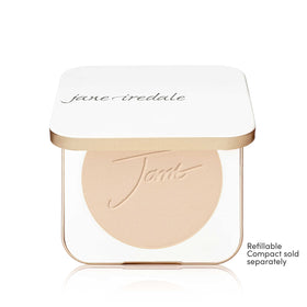 jane iredale refill placed into magnetic compact for sustainable, portable use