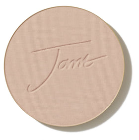 jane iredale front packaging showing refill compact and shade honey bronze for easy identification and portability