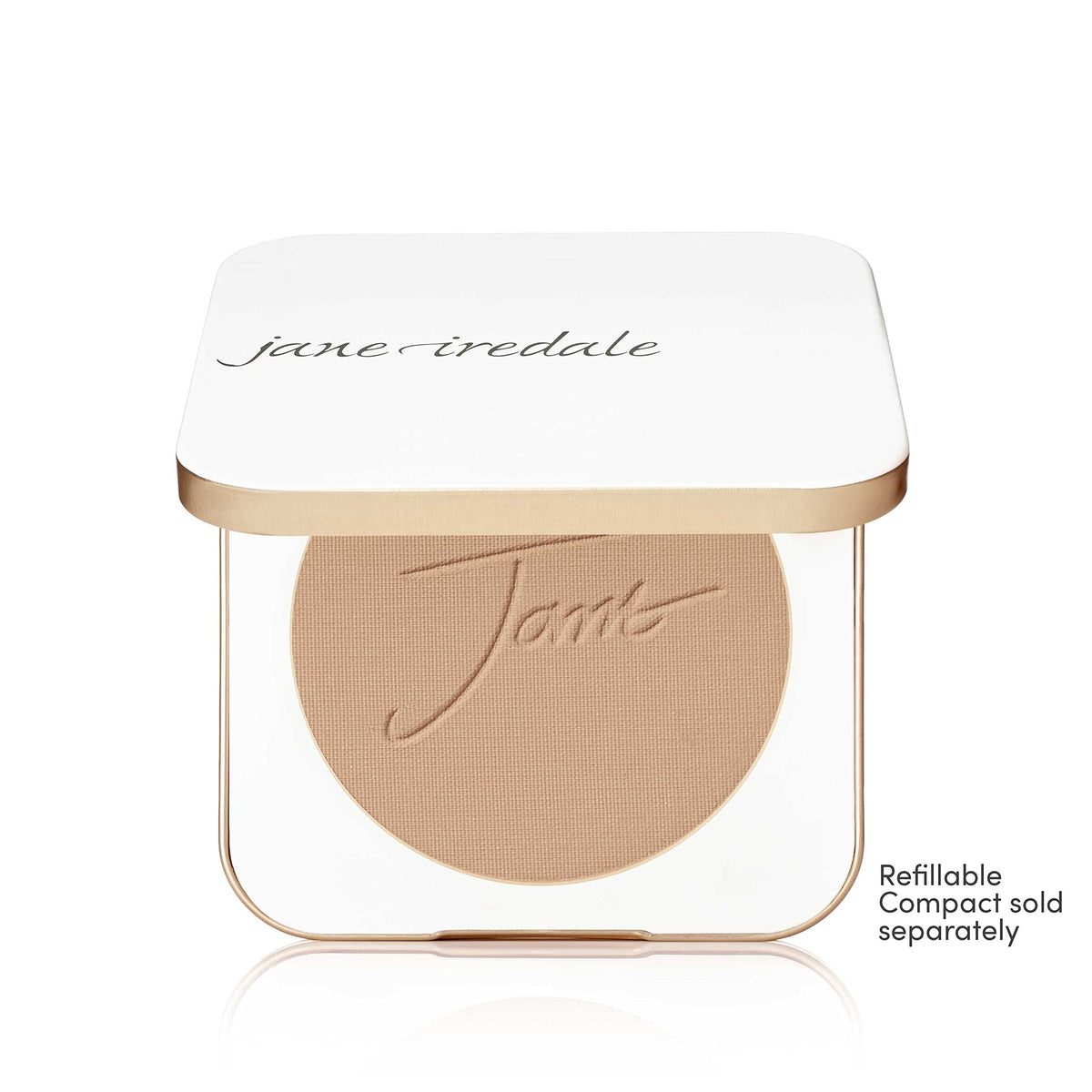 jane iredale brush applying Riviera refill for even, buildable coverage