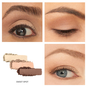 jane iredale close-up texture of Sweet Spot shadow showing finely milled, blendable finish