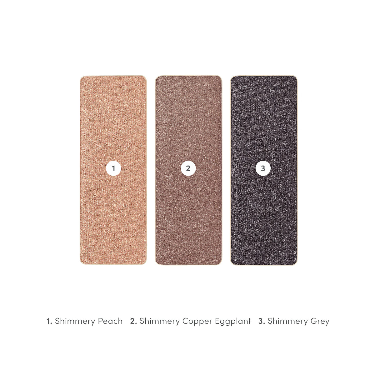 jane iredale compact next to a fingertip showing size and portable convenience