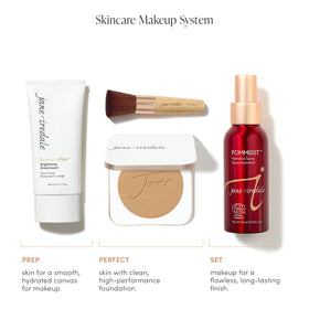 jane iredale size comparison with 1.7 fl oz bottle for scale and travelability