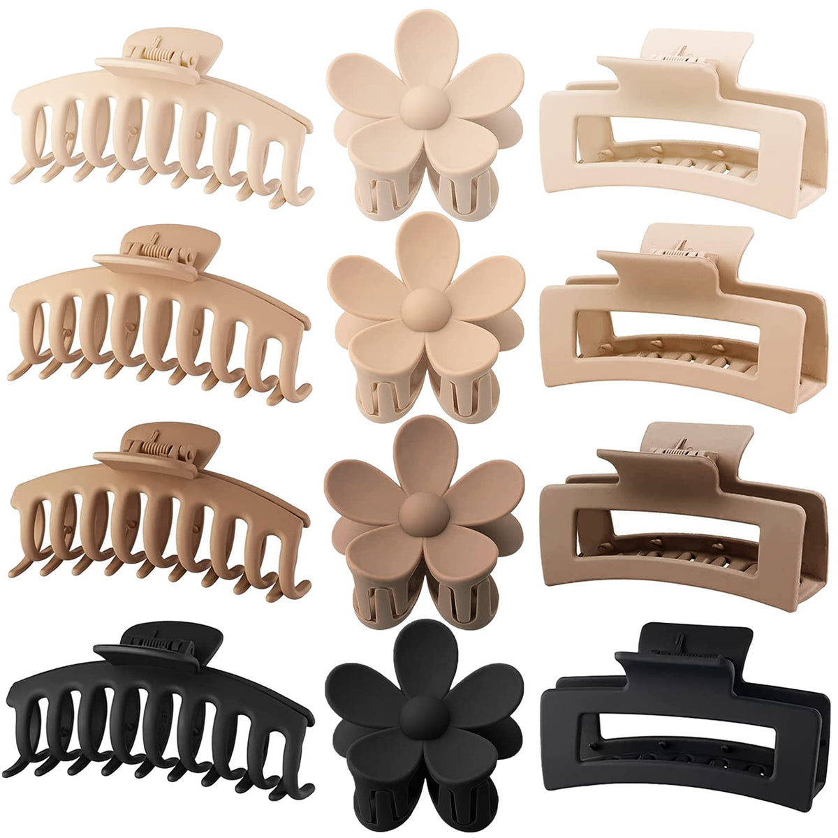 JANFUN front packaging showing full 12-piece clip set and benefits