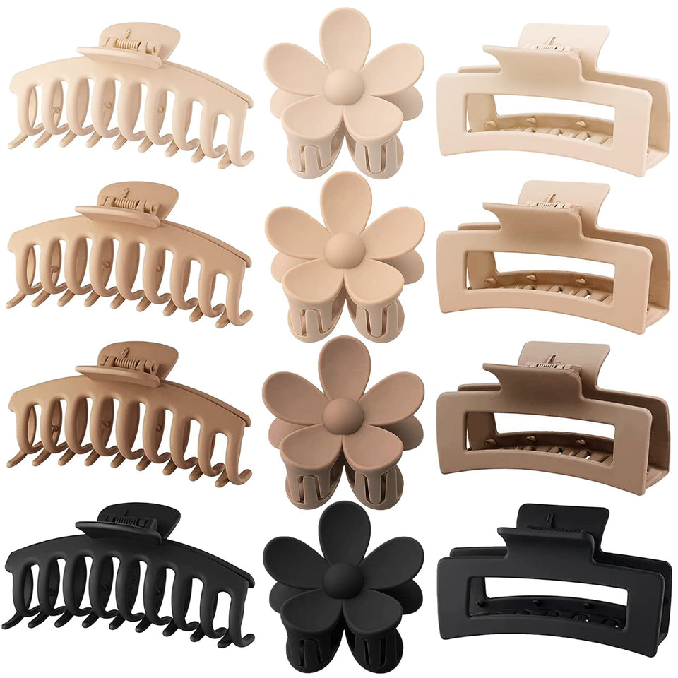 JANFUN front packaging showing full 12-piece clip set and benefits