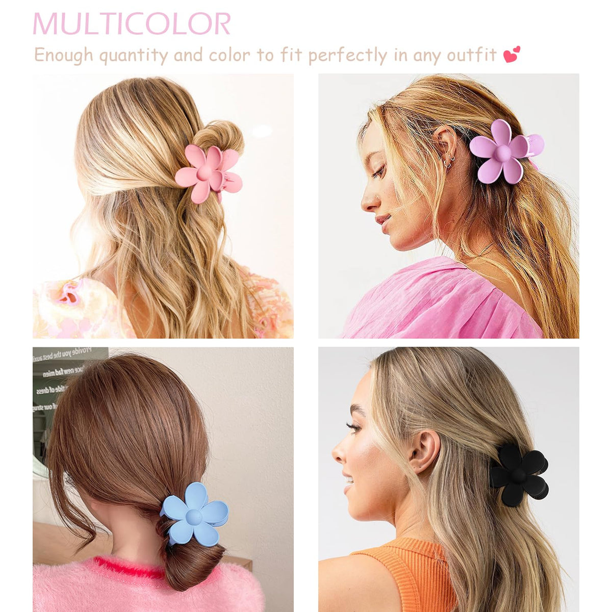 JANFUN clip securing an updo illustrating reliable all-day hold