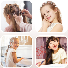 JANFUN clips in toddler hair, secure hold and cute styling