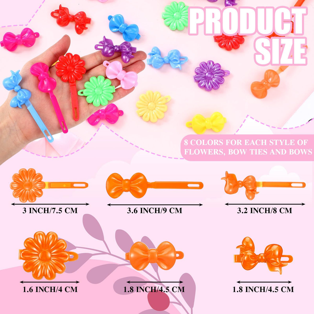 janinka close-up of cartoon-shaped clips highlighting bright candy colors and charm